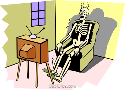 Scary Ghost Royalty Free Vector Clip Art Illustration - Cartoon (480x345), Png Download