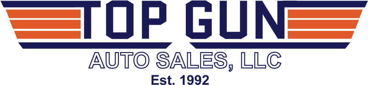 Top Gun Auto Sales - Graphic Design (1200x300), Png Download
