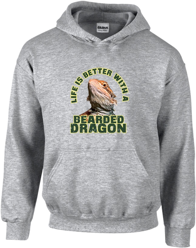 Better Bearded Dragon Unisex Hoodie - United States Postal Service Hoodie (1000x1000), Png Download