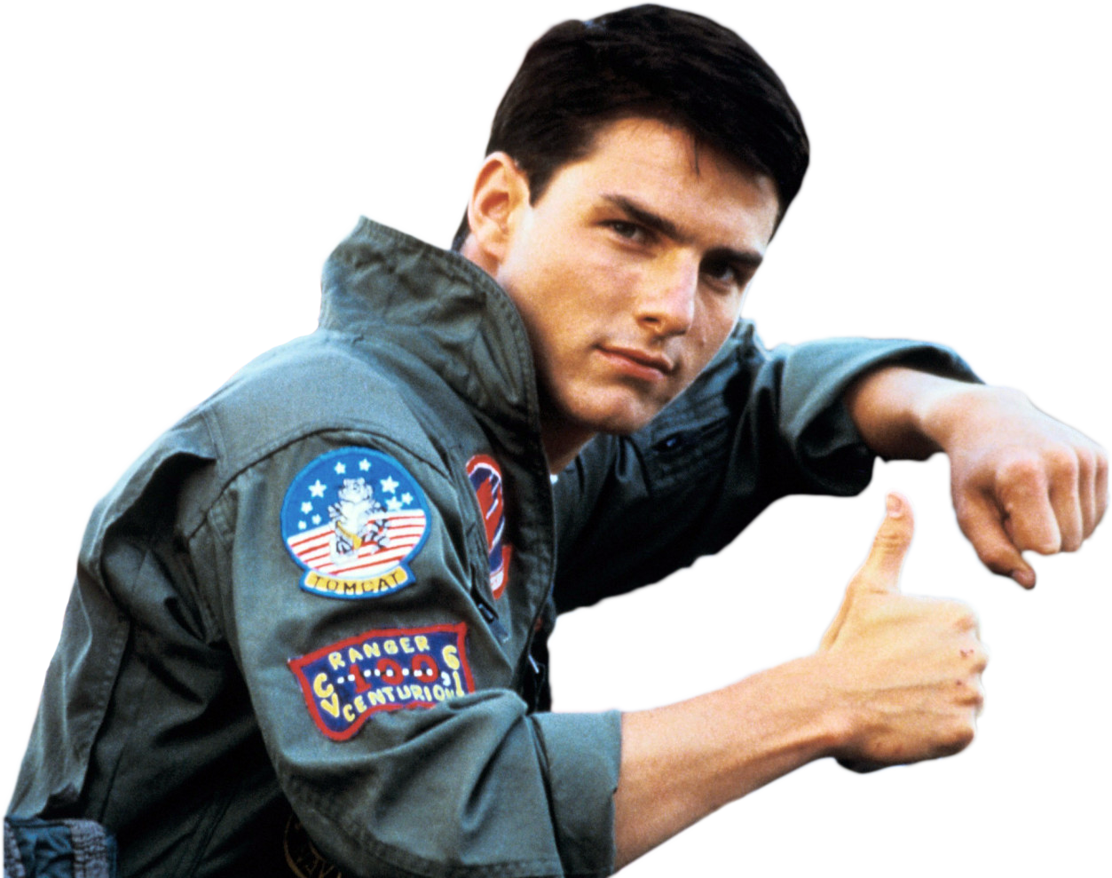6598842 - Tom Cruise Top Gun (1253x989), Png Download