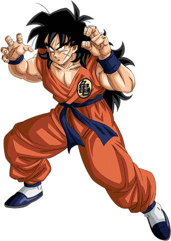 Yamcha Weakling - Dbz Yamcha (426x568), Png Download