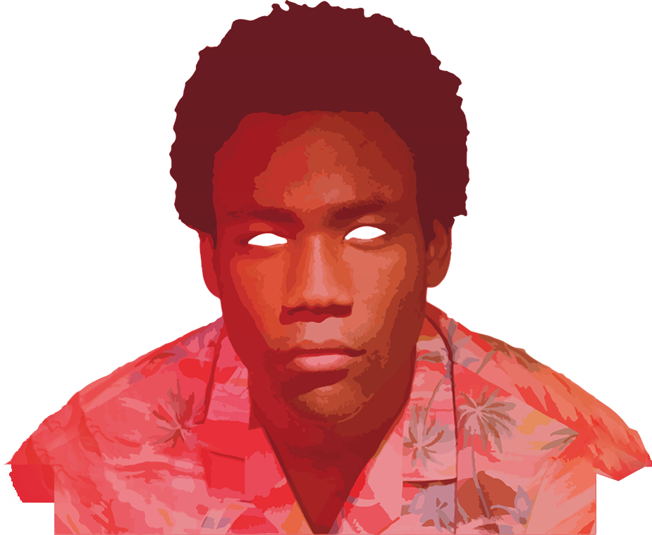 Rapper Vector Childish Gambino Banner Freeuse Download - Because The Internet (925x760), Png Download