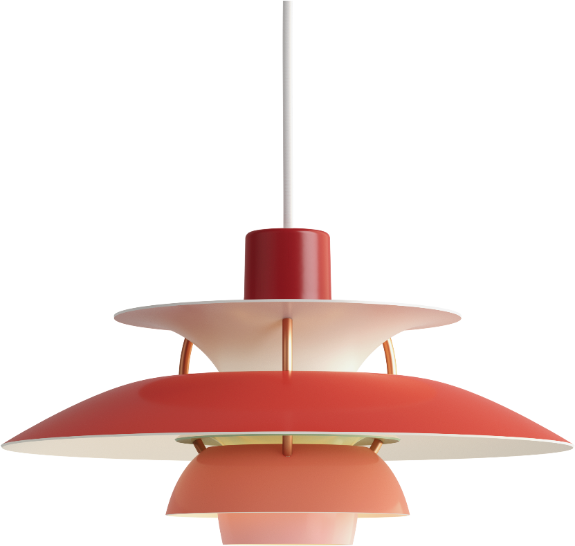 Ph 5 Mini Hues Of Red Light - Louis Poulsen 1-light Mini Pendant (1080x1080), Png Download