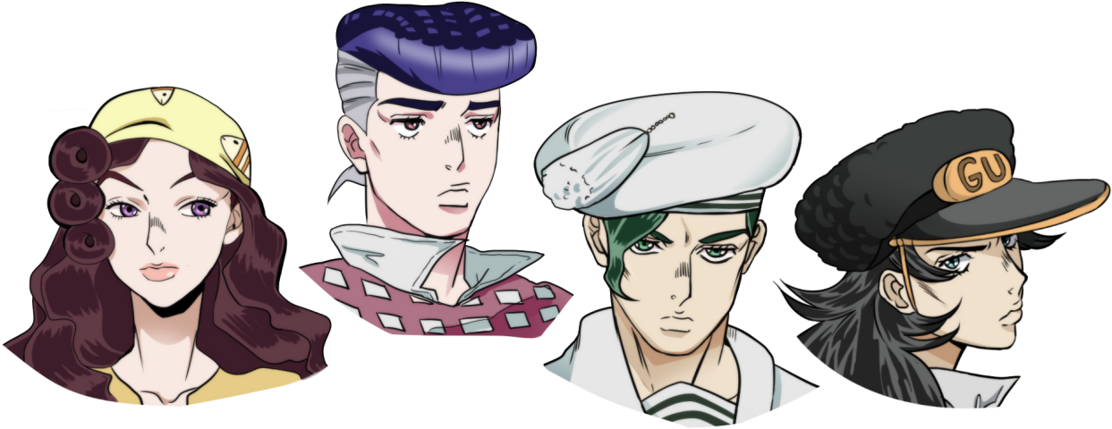 Banned - Jojo Part 8 Artstyle (1280x504), Png Download