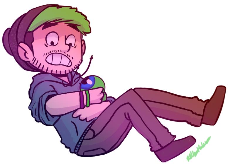 Little Jacksepticeye By Transformersluna On Deviantart - Jacksepticeye Fan Art Png (897x612), Png Download