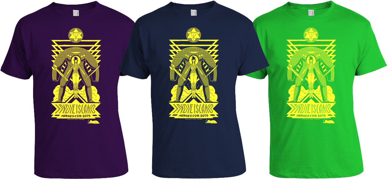 Spidergwenshirt Mockup - Heroes Con Indie Island Shirt (1383x882), Png Download