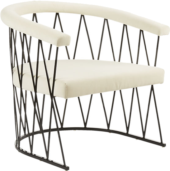 Download Cb2 Black White Chair Cb2 PNG Image with No Background