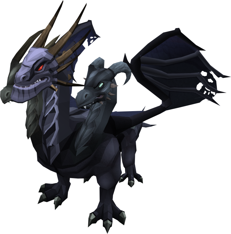 King Black Dragon - Runescape King Black Dragon (748x758), Png Download