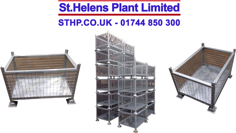 Metal Mesh Steel Bin - Scaffolding (800x450), Png Download