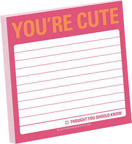 Knock Knock Sticky Note - Knock Knock 12465 P.s. Sticky Notes (800x547), Png Download