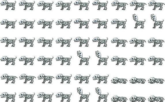 Dog Sprite Rpg Maker (576x384), Png Download