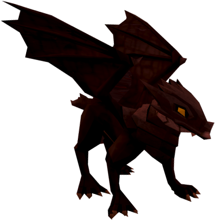 Monster Image - Baby Black Dragon (478x474), Png Download