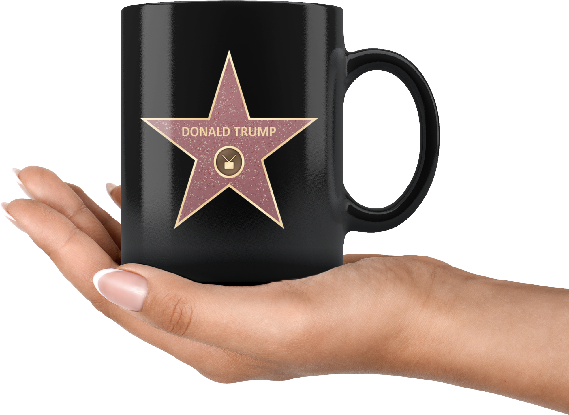 Trump Hollywood Walk Of Fame Star Mug - Mug (2000x2000), Png Download