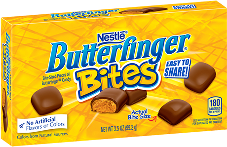 Butterfinger Bites Candy - Butterfinger Bites (500x500), Png Download