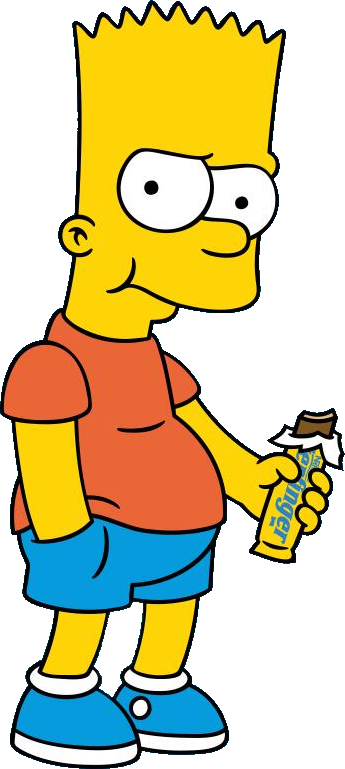 Bart Eating A Butterfinger - Bart Simpson Case For Lenovo K3 Note (345x769), Png Download