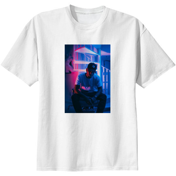 Shop Bryson Tiller Shirt Cotton T-shirt By M Valencia - Crazy Cat Lady New T Shirt S M L Xl 2x 3x 4x 5x Fun (608x621), Png Download
