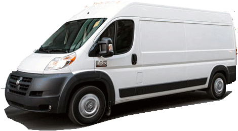 Delivery-truck - Promaster Black Rims (477x275), Png Download