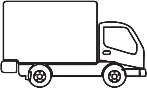 Delivery Truck Image - White Delivery Truck Clipart (550x550), Png Download