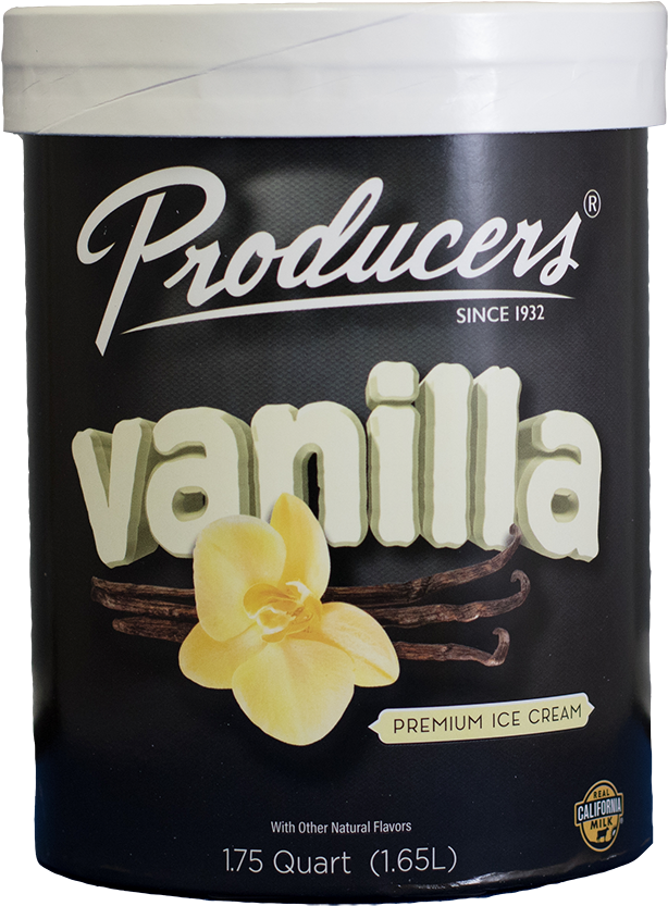 Vanilla Ice Cream - Producers Ice Cream (800x939), Png Download