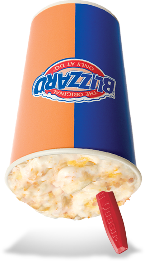 Mango Coconut - Dq Blizzard (940x863), Png Download