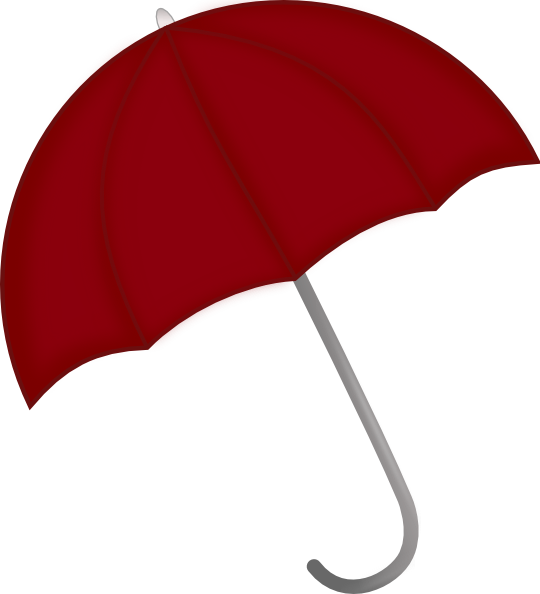 Umbrella Clip Art (540x594), Png Download