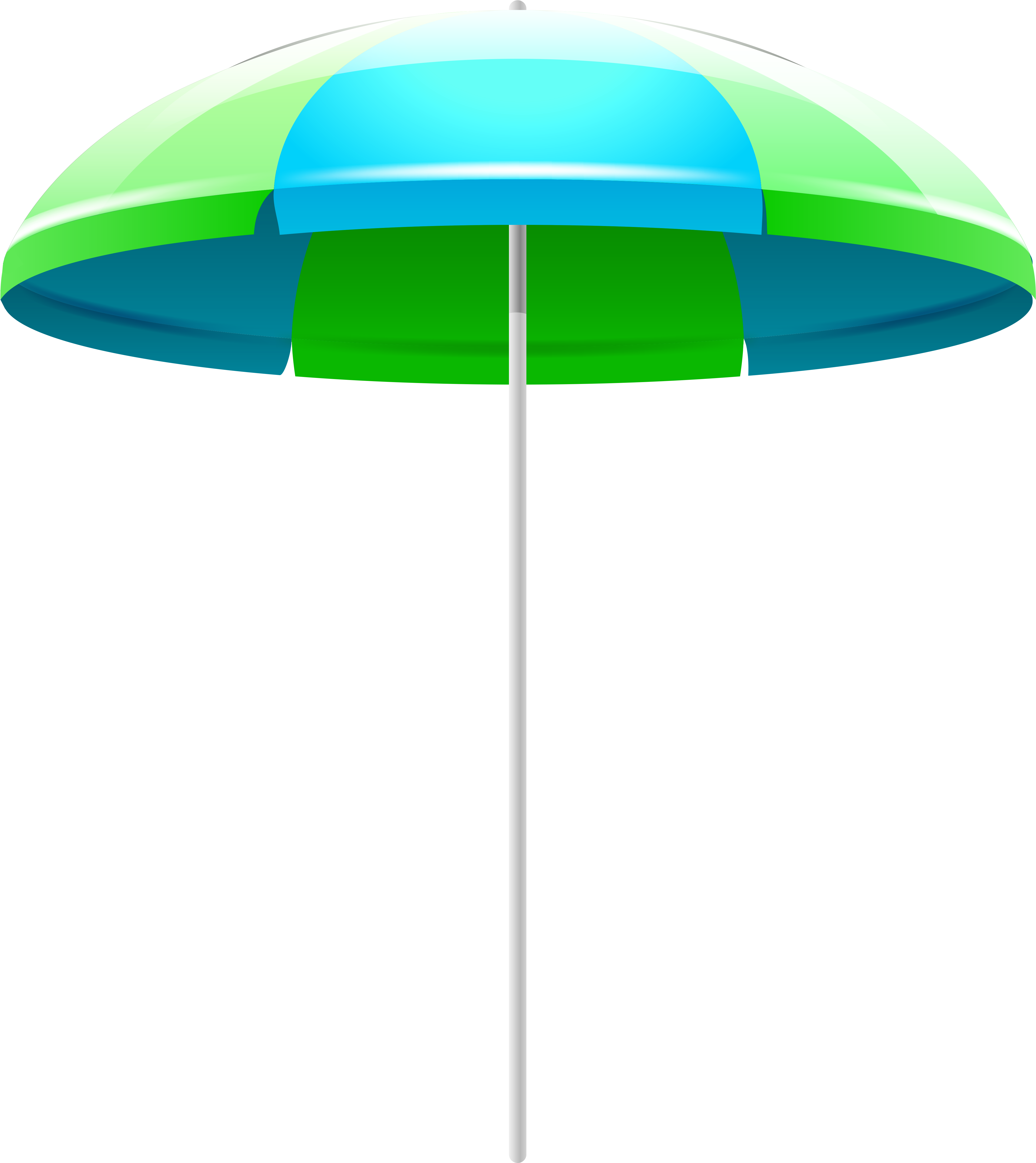 Beach Umbrella Png Hd (4607x5185), Png Download