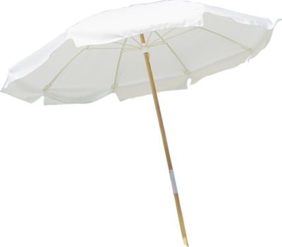 Beach Umbrella Psd - Beach Umbrella And Chair (400x351), Png Download