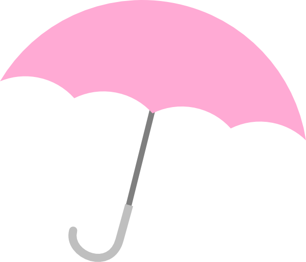 Beach Umbrella Clip Art Free Vector For Free Download - Clipart Umbrella Baby Shower (600x514), Png Download