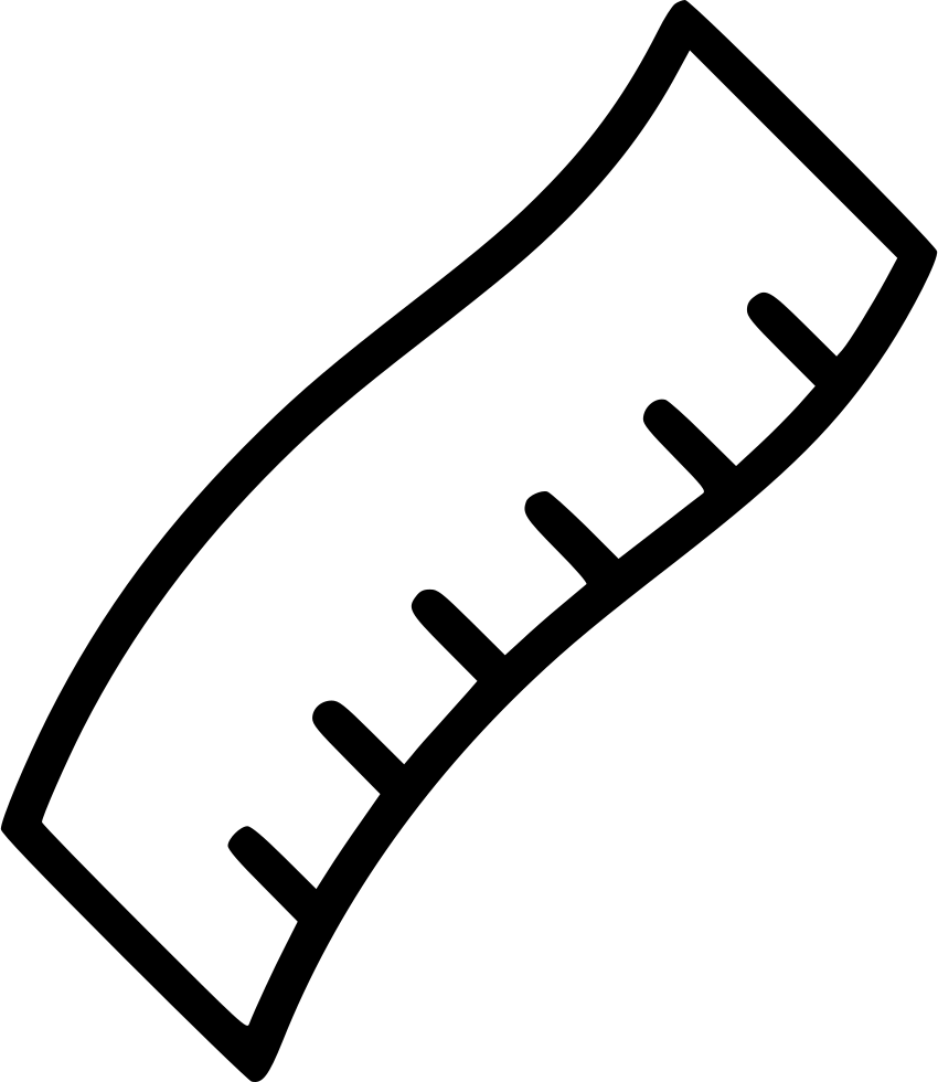 Measuring Tape Ruler Measure Scale Straightedge Comments - Measure Icon Scale Png (850x980), Png Download