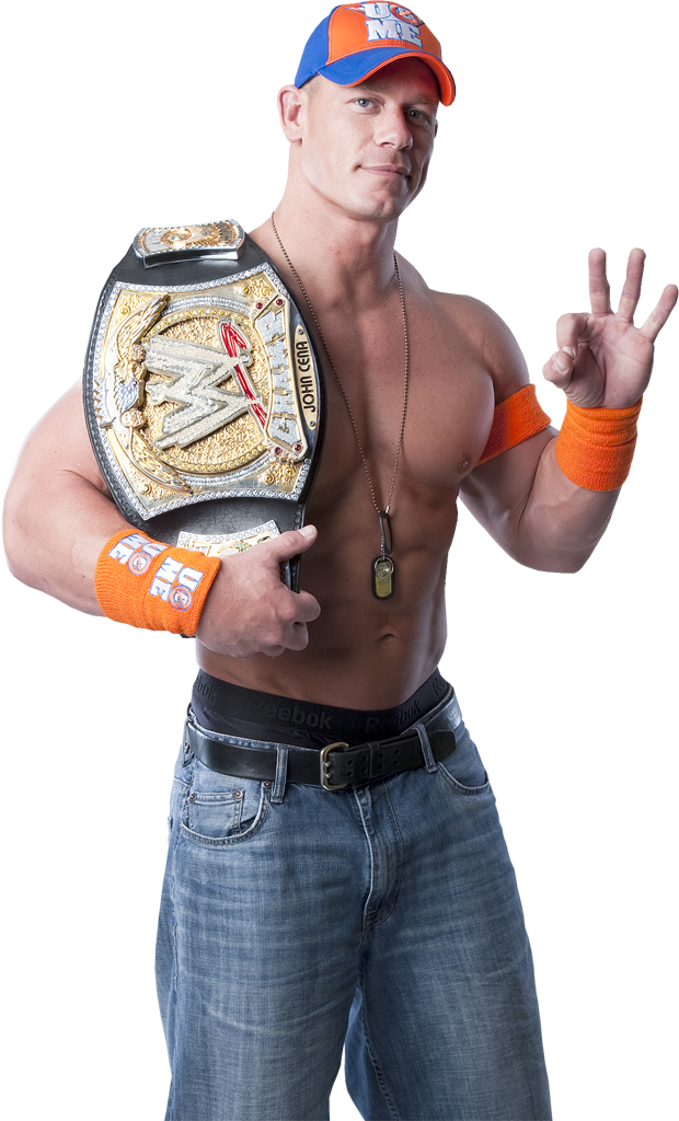 John Cena As Wwe Champion - John Cena In New Look (620x1024), Png Download