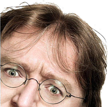 Gabe Newell Transparent (655x462), Png Download