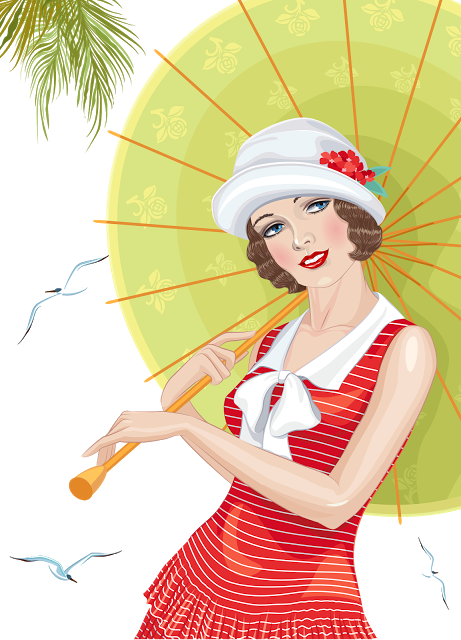 Victorian Summer Beach Lady With Umbrella Png Image - Poisonous Journey: A Lady Evelyn Mystery - Trade Paperback (461x640), Png Download