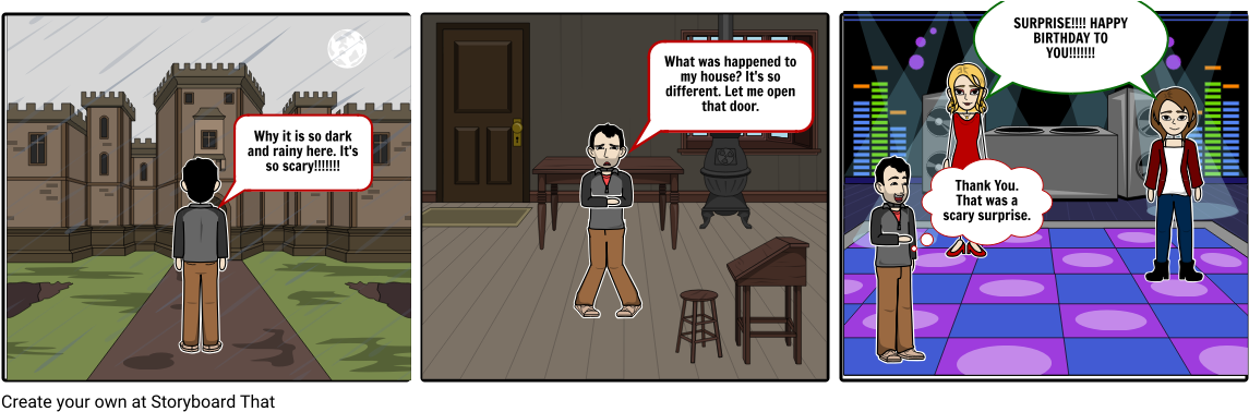 A Scary Birthday Surprise - Birthday (1164x385), Png Download
