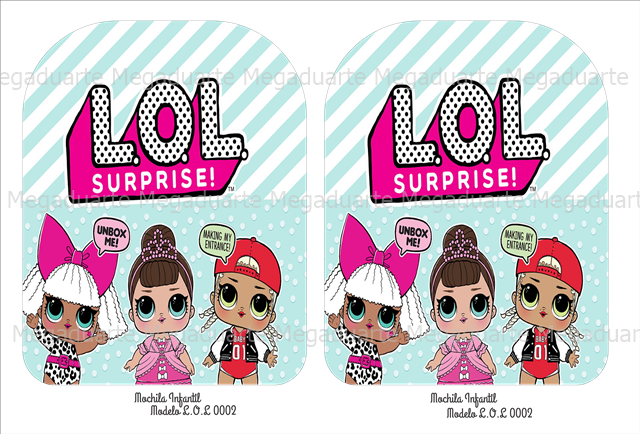 Frente E Costas Mochila Infantil Lol 0002 - L.o.l. Surprise Tots Ball- Series 2-1a (640x434), Png Download