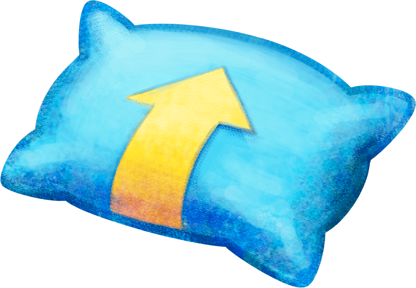 Blue Pillow In Mario & Luigi - Mario & Luigi Series (1339x928), Png Download