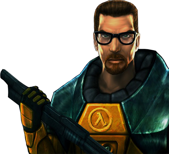 Half Life 1 Gordon (660x600), Png Download