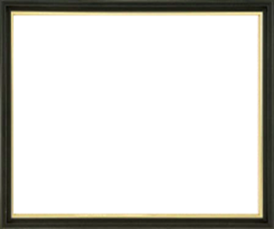 Black-goldbig - Black Gold Frame Png (552x460), Png Download