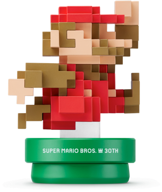 Amiibo - 8 Bit Mario Amiibo Classic (331x392), Png Download