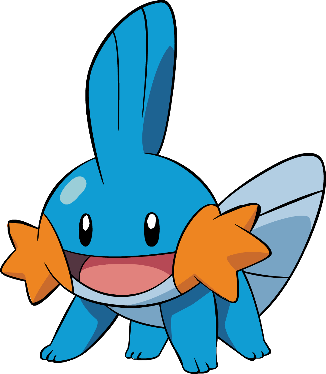 Mudkip - Pokemon Animals (1076x1235), Png Download