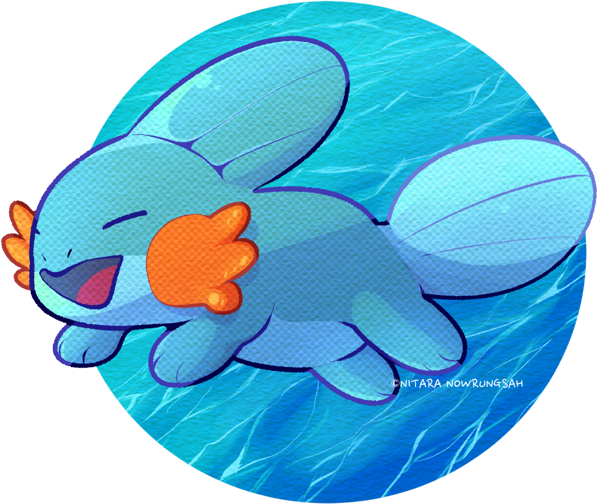 Mudkip (1280x1179), Png Download