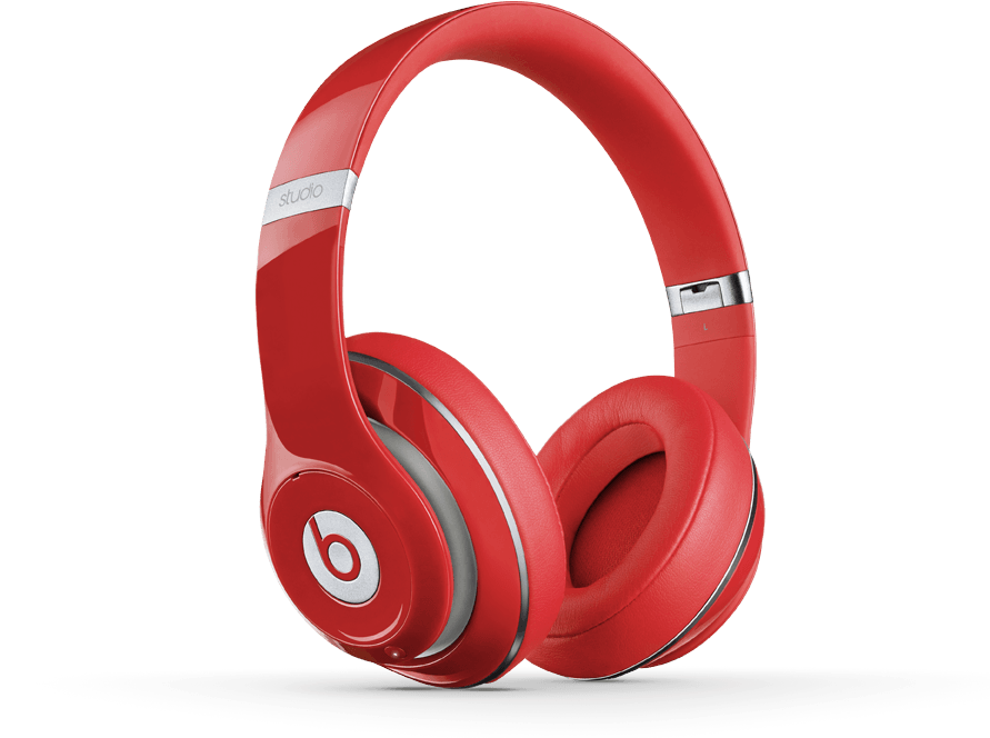 Overear Studio Wireless Red Standard Thrqrtleft O - Beats Headphones Studio 2 (1000x700), Png Download