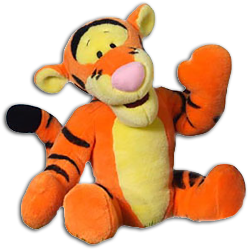 Large Tigger Stuffed Animal - Tigger Stuffed Animal (500x500), Png Download