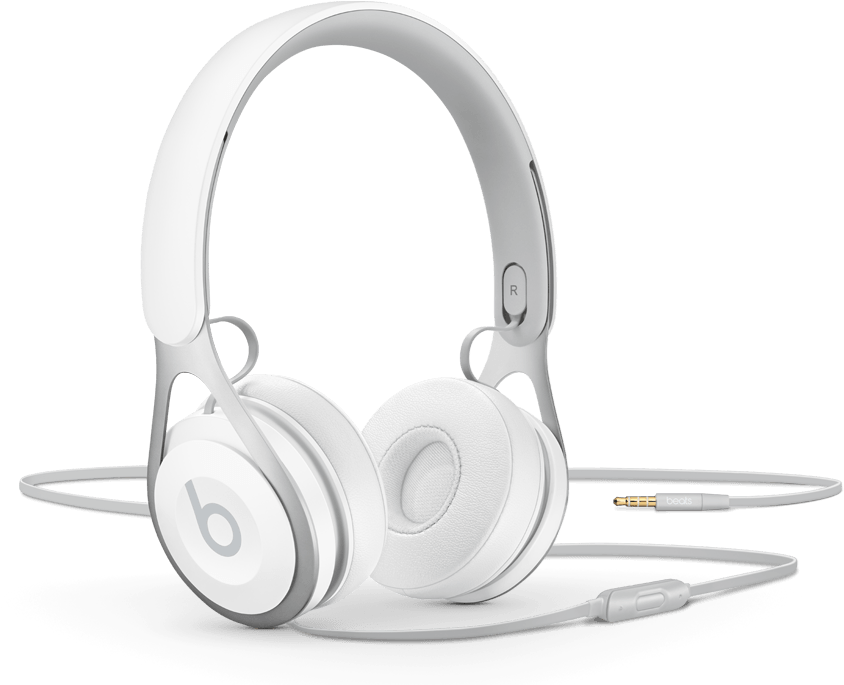 Download Picture Of Beats Ep On-ear Headphones - Beats By Dre Ep White PNG  Image with No Background - PNGkey.com