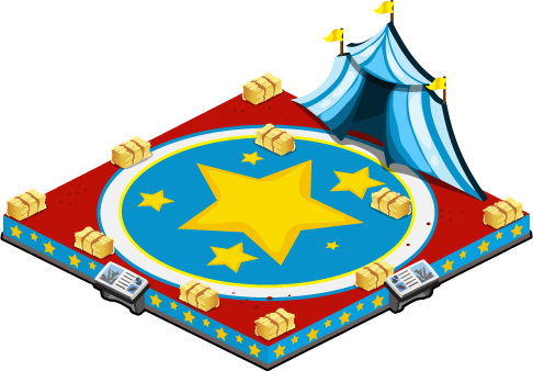 Circus Tent - Portable Network Graphics (486x338), Png Download