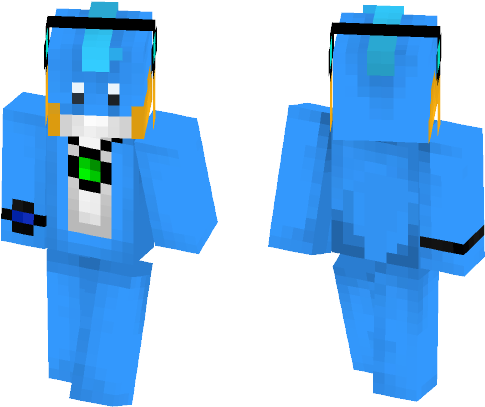 Mudkip - Lil Uzi Vert Minecraft Skin (584x497), Png Download