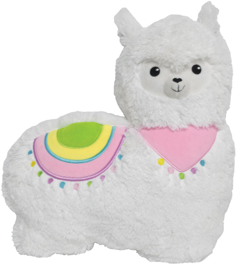 Llama Stuffed Animal - Llama Fur Pillow (550x550), Png Download