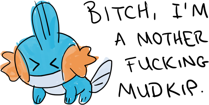 Fucking Mudkip (872x482), Png Download
