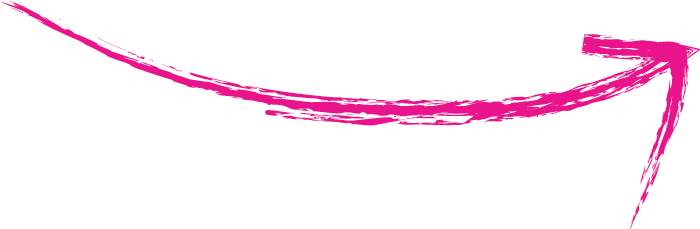 Chasing After Your Dreams - Arrow Pink Transparent (707x241), Png Download