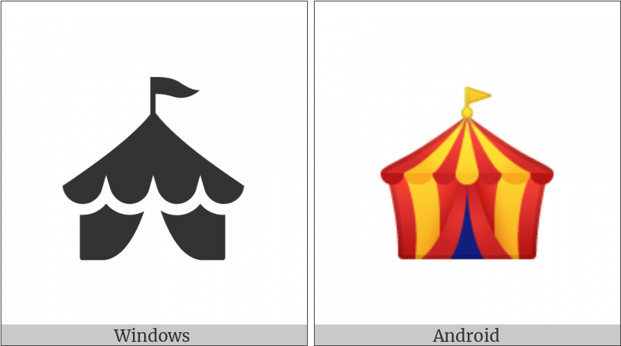 Circus Tent On Various Operating Systems - Tent (900x506), Png Download