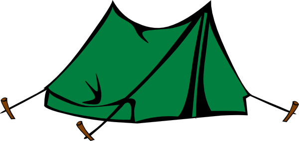 Clip Arts Related To - Tent Clip Art Png (600x284), Png Download
